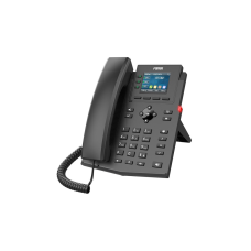 IP ტელეფონი - 4 SIP ანგარიში, ფერადი ეკრანი, HD აუდიო, Fanvil (კვების ბლოკით)